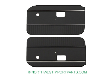 MGB Door panels 70-76 Black, pair