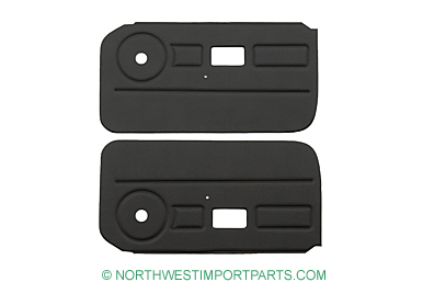 MGB Door panels 77-80 Black, pair