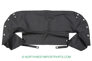 MGB Convertible Top Cover, Black 71-80 - Northwest Import Parts