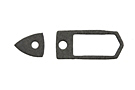 MGB Door handle gasket set 66-80