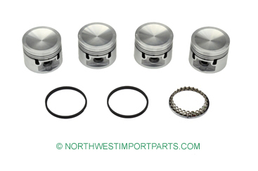 MGB Piston set with rings 72-80 STD