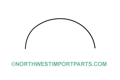 MG Midget Vacuum advance plastic line, per foot 68-79