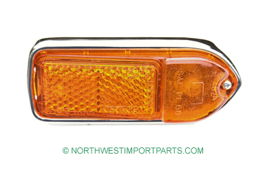 MGB Front side marker light assembly, Right 70-80 