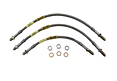 MGB Stainless steel brake hose set 62-80