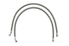 MGB Oil cooler hose set, stainless steel 74.5-80