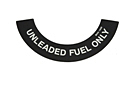 MGB Unleaded fuel decal 75-80