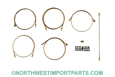 MGB Brake pipe set 75-77