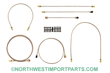 MG Midget Brake pipe set 75-79