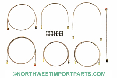 MG Midget Brake pipe set 68-74