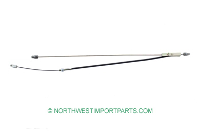 MG Midget Emergency brake cable 76-79 