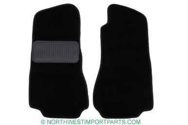 MGB Carpet floor mats, pair Black 68-80