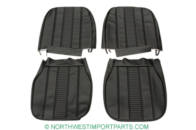 MG Midget Seat kit black 70-79