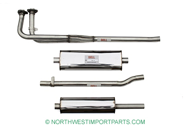 MGB Stainless steel exhaust system 62-74