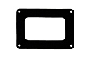 MG Midget Pedal box blanking plate seal 68-79