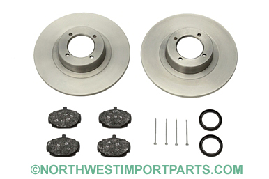 MGB Front brake package with ceramic 62-80