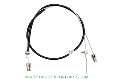 MGB Emergency brake cable 74.5-76