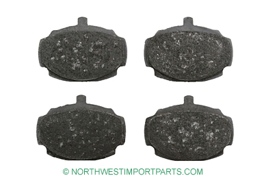 MGB Front brake pad set, ceramic 62-80