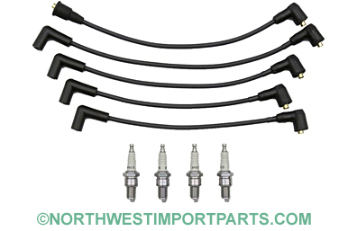 MGB Ignition wire set and plugs 68-80 - Northwest Import Parts 79 mg midget wiring diagram 